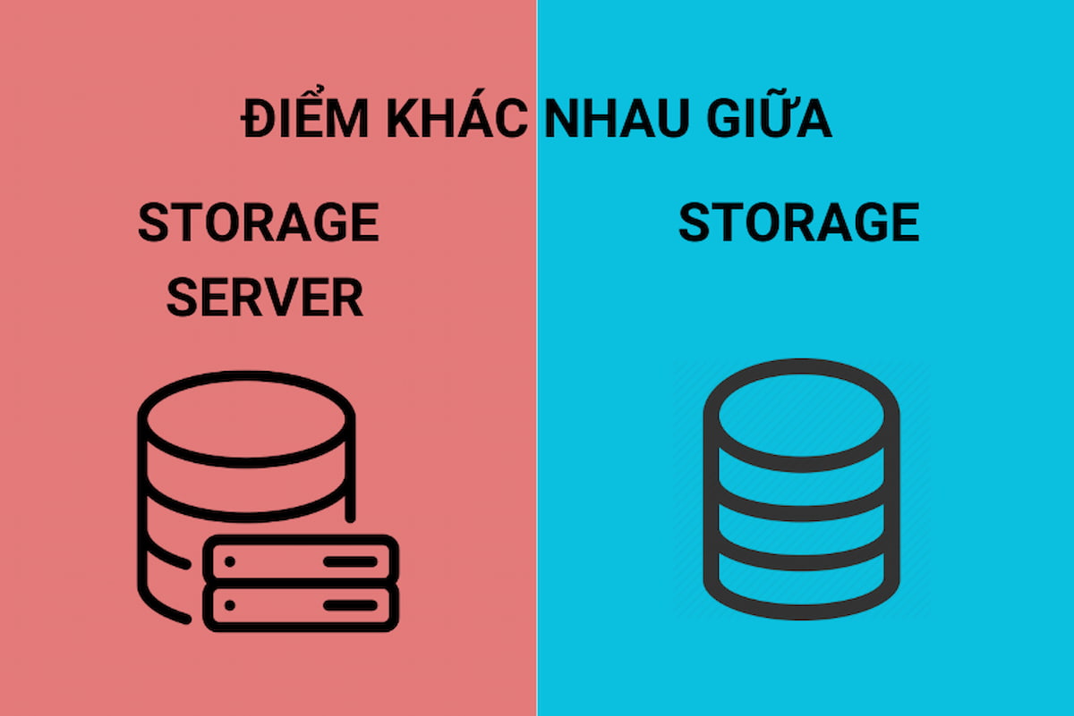 khác nhau giữa storage server và storage