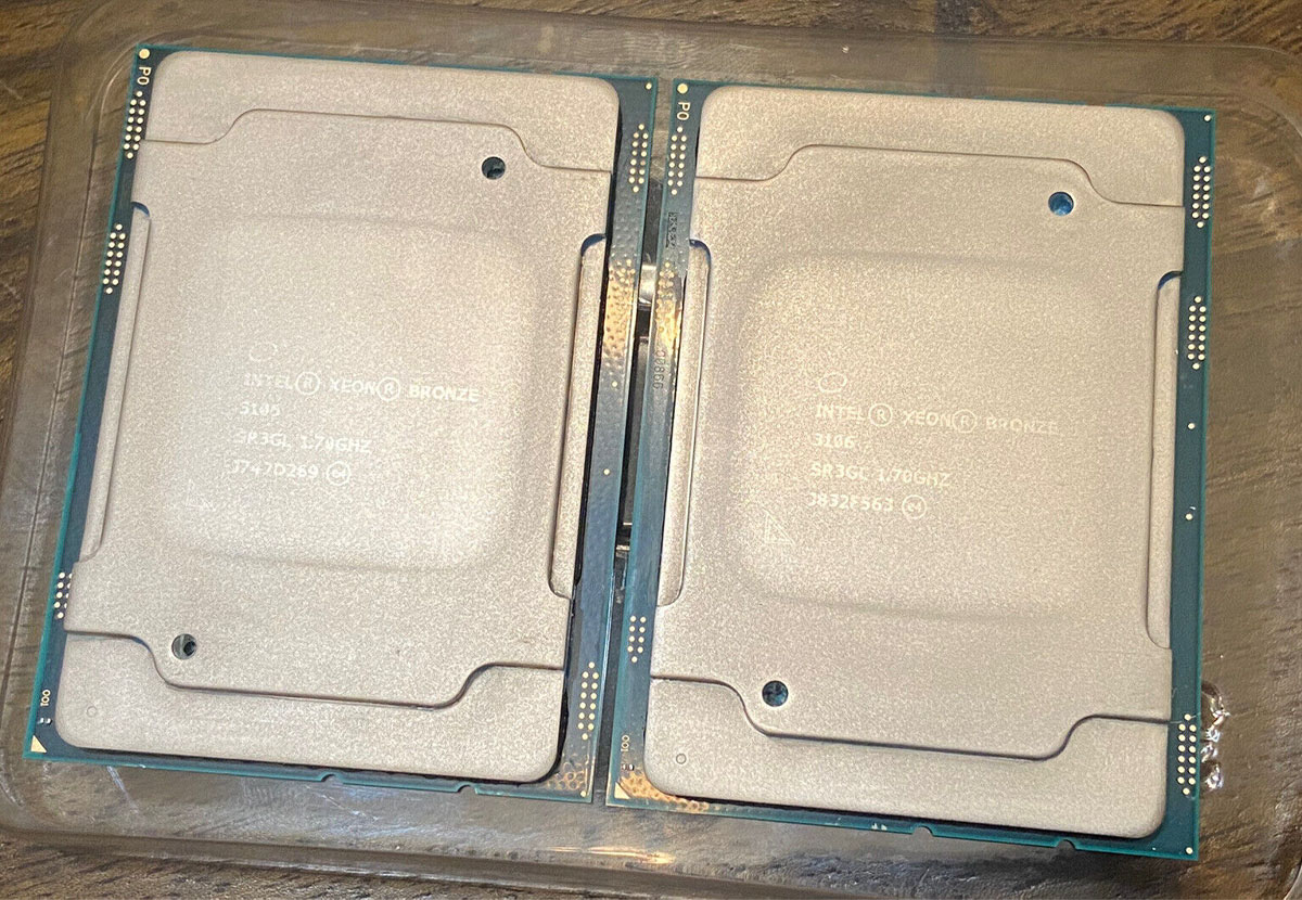 Intel Xeon Bronze dành cho máy chủ và trung tâm dữ liệu
